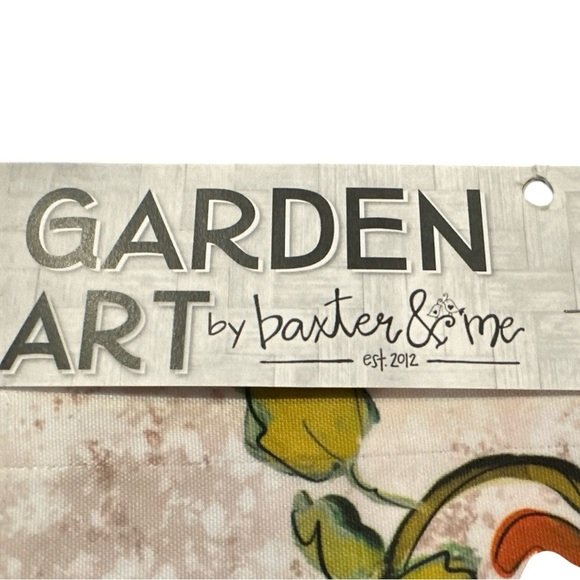 Orange Pumpkin Canvas Yard Flag - Picture 4 of 5